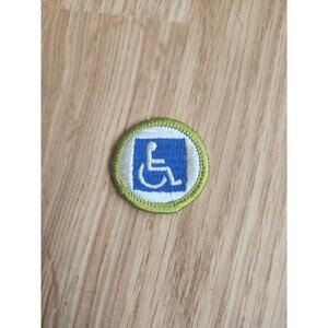 Vintage BSA Boy Scouts of America Disabilities Awareness Merit Badge Patch